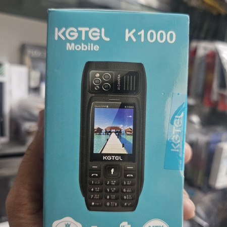 KGTEL K1000 Button Phone (4 Sim) 2500mAh Battery (Black)