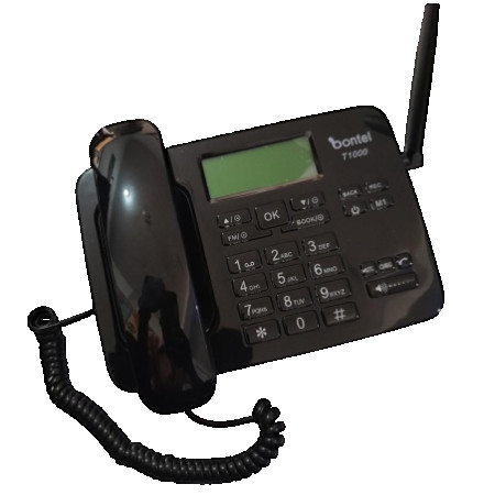 Bontel T1000 Dual Sim Land Phone Auto Call Record With Warranty