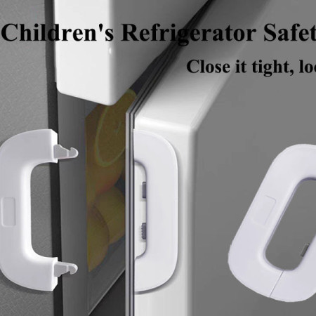 2 pes French Door Refrigerator Child Safety Lock
